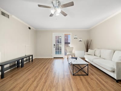 Primary bedroom at 6501 E Hill DR Unit #111 - 2 bed 2 bath home