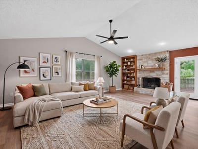 Primary bedroom at 6511 Harrogate DR - 3 bed 2 bath home