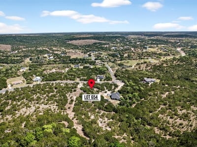 Living area at 654 Wagon Wheel Trl - Whitewater Springs, Bertram, TX