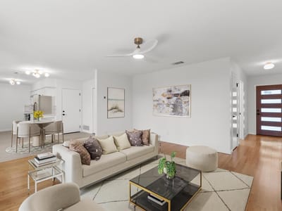 Living area at 6602 Boleynwood DR - 3 bed 2 bath home