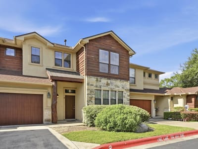 Living area at 6705 Covered Bridge DR Unit #2 - 3 bed 2 bath home