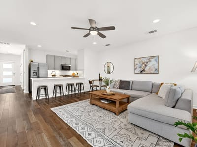 Living area at 6800 Menchaca RD Unit #13 - 2 bed 2 bath home