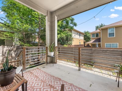 Living area at 6800 Menchaca Rd Unit #37 - 3 bed 2 bath home