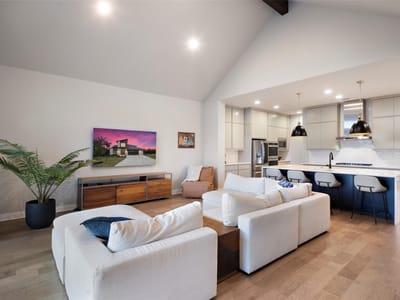 Living area at 6801 Little Serenity CV - 4 bed 4 bath home