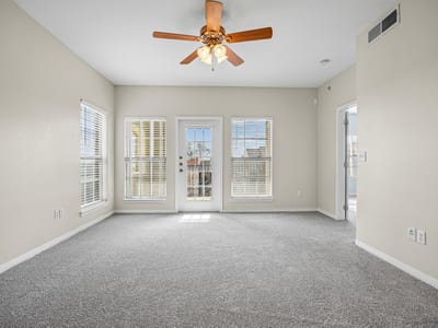 Living area at 6810 Deatonhill Dr Unit #1100 - 2 bed 2 bath home