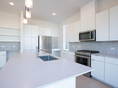 Kitchen at 6825 Wolfcreek Pass Unit #3 - 3 bed 3 bath home