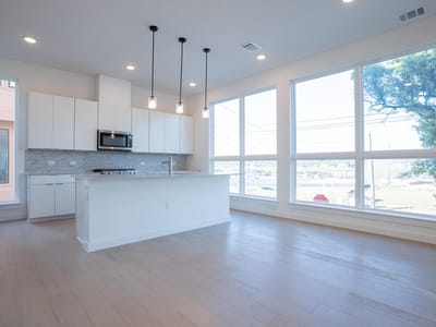 Primary bedroom at 6825 Wolfcreek Pass Unit #3 - 3 bed 3 bath home