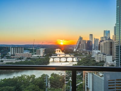Living area at 70 Rainey ST Unit #1908 - 2 bed 2 bath home
