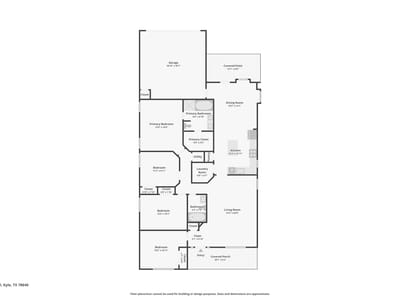 Living area at 700 Scheel RD - 4 bed 2 bath home