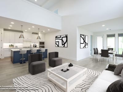 Living area at 7002 Woodford WAY - 5 bed 3 bath home
