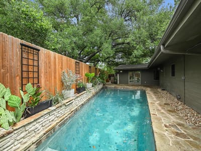 Living area at 7008 E Shoal Creek Blvd - 3 bed 2 bath home