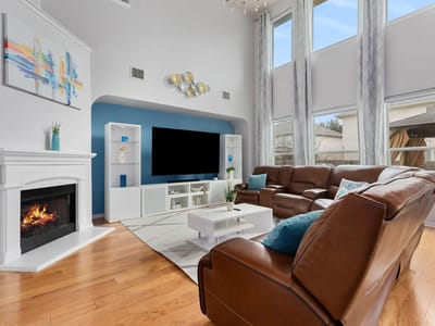 Living area at 701 Old Ravine CT - 5 bed 3 bath home