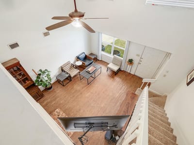 Primary bedroom at 703 Valley View DR Unit #A & B - Willow Creek Sec 01, Pflugerville, TX