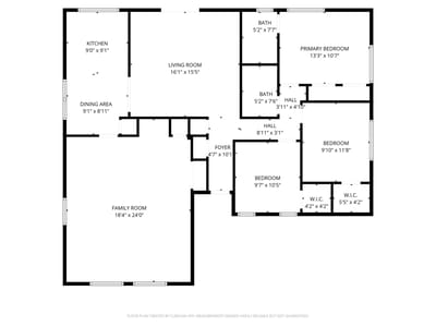 Primary bedroom at 704 Buckingham PL - 3 bed 2 bath home