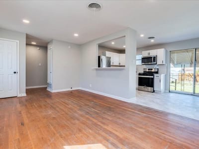 Primary bedroom at 704 S 3rd St - 3 bed 1 bath home