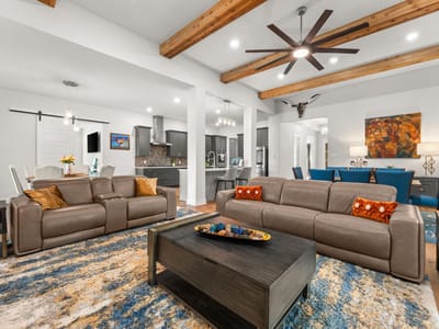 Living area at 705 Spicewood Trails Dr - 4 bed 3 bath home