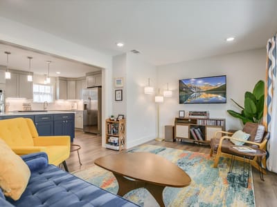 Living area at 708 Avenue F - 3 bed 2 bath home