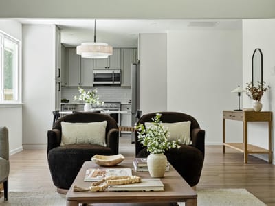 Living area at 7107 Teaberry DR - 3 bed 2 bath home