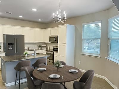 Living area at 711 Rolling Oak Dr Unit #117 - 3 bed 2 bath home
