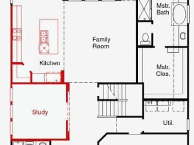 Primary bedroom at 711 Sage Thrasher CIR - 4 bed 4 bath home