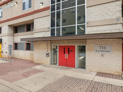 Primary bedroom at 711 W 26th St Unit #303 - 2 bed 2 bath home