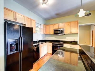 Primary bedroom at 711 W 26th St Unit #506 - 2 bed 2 bath home
