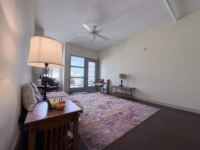 Living area at 711 W 26th St Unit #700 - 2 bed 2 bath home