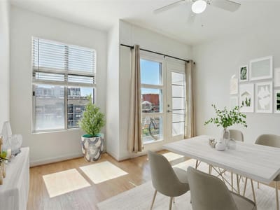 Living area at 711 W 26th St Unit #704 - 2 bed 2 bath home