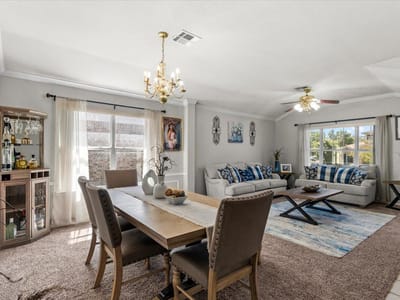 Living area at 711 White Hawk TRL - 4 bed 2 bath home