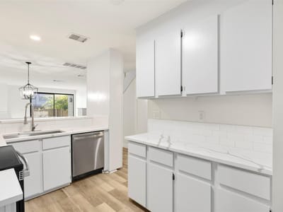 Kitchen at 7122 Wood Hollow DR Unit #29 - 2 bed 1 bath home