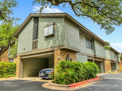 Primary bedroom at 7122 Wood Hollow DR Unit #8 - 2 bed 2 bath home