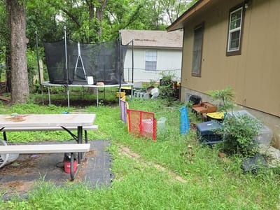 Living area at 714 S C M Allen PKWY - 3 bed 1 bath home