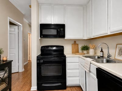 Primary bedroom at 715 W 22nd 1/2 St Unit #204 - 2 bed 1 bath home