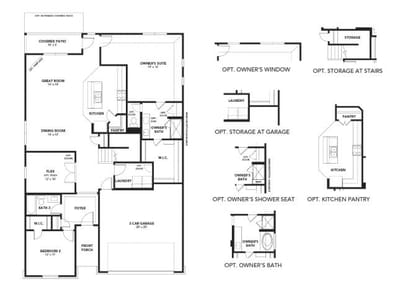 Living area at 717 Red Wolf Dr - 5 bed 3 bath home