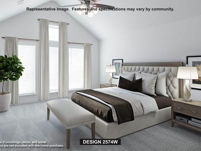 Primary bedroom at 721 Estacado Ln - 4 bed 3 bath home