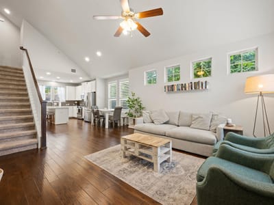 Living area at 7220 Wyoming Springs DR Unit #703 - 3 bed 2 bath home