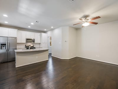 Primary bedroom at 7220 Wyoming Springs Drive Unit #604 - 2 bed 2 bath home