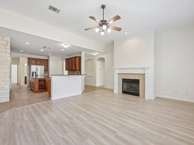 Living area at 7224 Tanaqua LN - 4 bed 2 bath home
