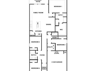 Kitchen at 724 Adler WAY - 4 bed 2 bath home