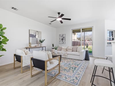 Living area at 7247 Wardman Dr - 4 bed 2 bath home