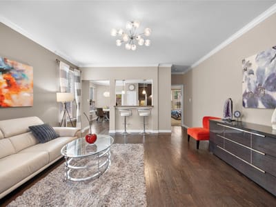 Living area at 7308 Bandera Ranch TRL Unit #A - 4 bed 2 bath home