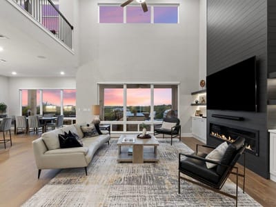 Living area at 7337 Jument Dr - 4 bed 3 bath home