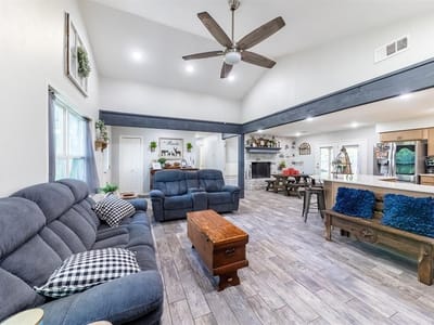 Primary bedroom at 7338 FM 1624 - 3 bed 2 bath home