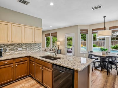 Kitchen at 7400 Peabody DR - 3 bed 2 bath home