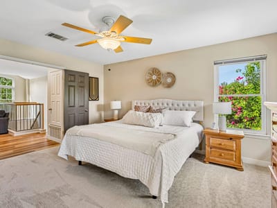 Primary bedroom at 7400 Peabody DR - 3 bed 2 bath home