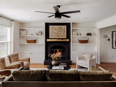 Living area at 7402 Whistlestop Dr - 3 bed 2 bath home