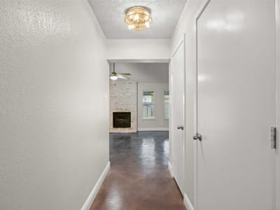 Living area at 7502 Chelmsford DR - 3 bed 2 bath home