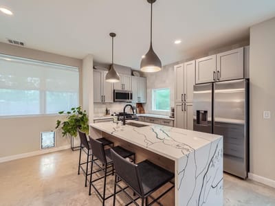 Kitchen at 7507 Bethune Ave Unit #B - 3 bed 2 bath home