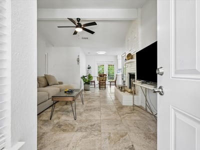 Living area at 7513 Tumbleweed DR - 3 bed 2 bath home