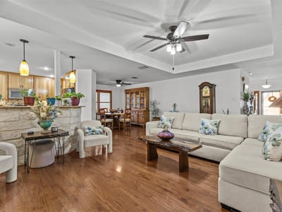Living area at 7513 Vol Walker DR - 4 bed 2 bath home